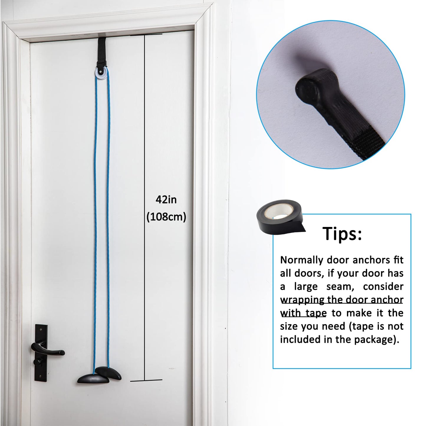 Shoulder Pulley Over The Door Physical Therapy System, Exercise Pulley, Alleviate Shoulder Pain and Facilitate Recovery from Surgery