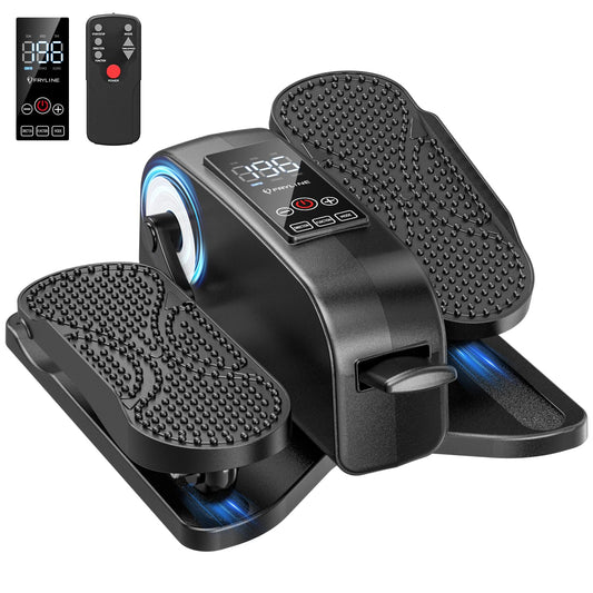 Under Desk Elliptical Machine Elliptical Leg Exerciser as Seen on TV for Senior with Remote Control Portable Quiet Electric Seated Pedal Exerciser with 12 Adjustable Speed
