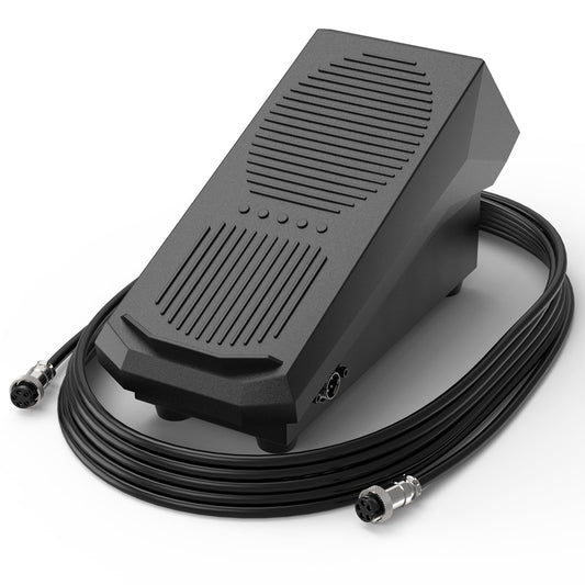 TOOLIOM TIG Welding Foot Pedal, 5-Pin Amp Control Pedal with 16-ft cable Compatible with 5-Pin TIG Welding Machine