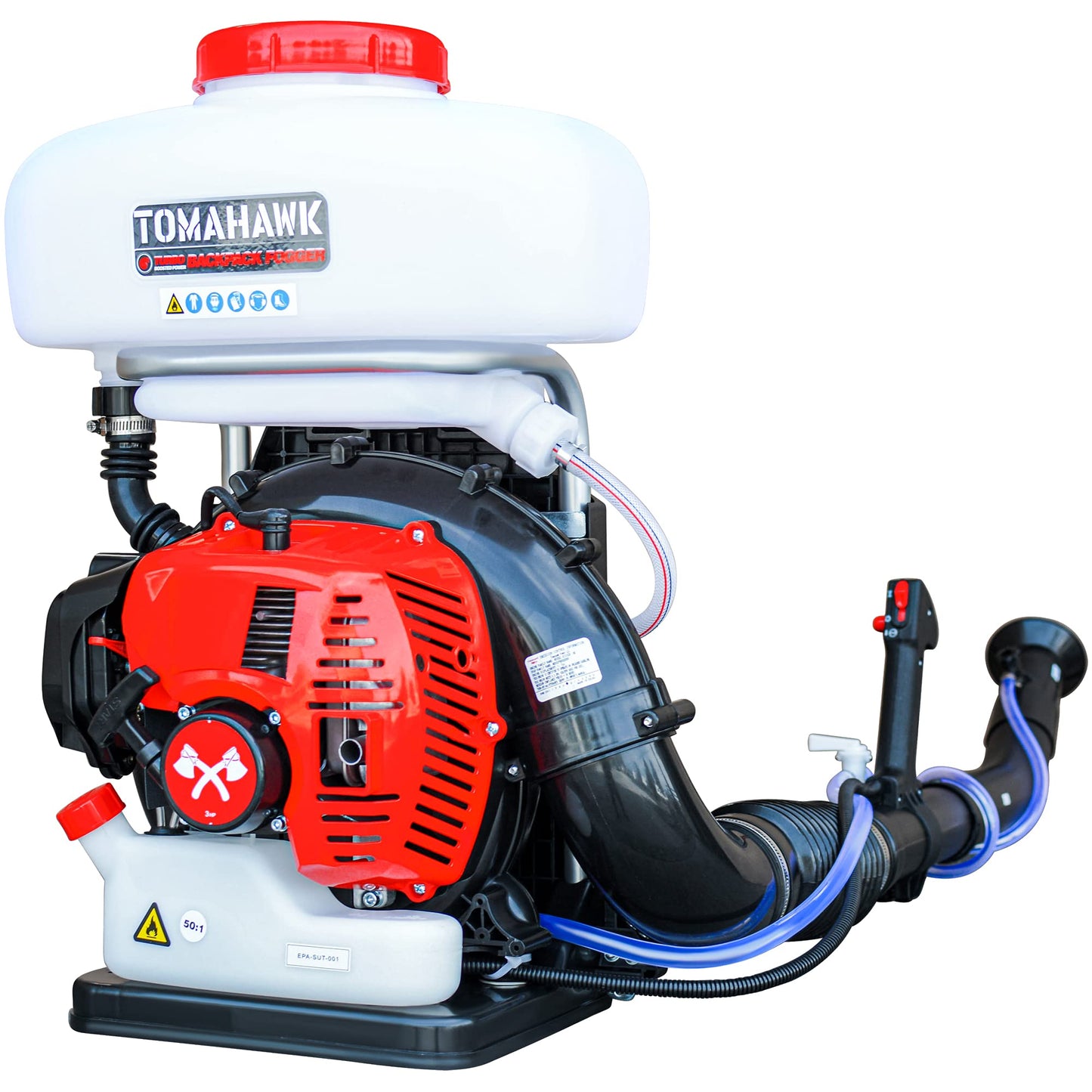 Tomahawk Power 3HP Backpack Mosquito Fogger Leaf Blower 3.7 Gallon Tank Garden Sprayer (Turbo Fogger)