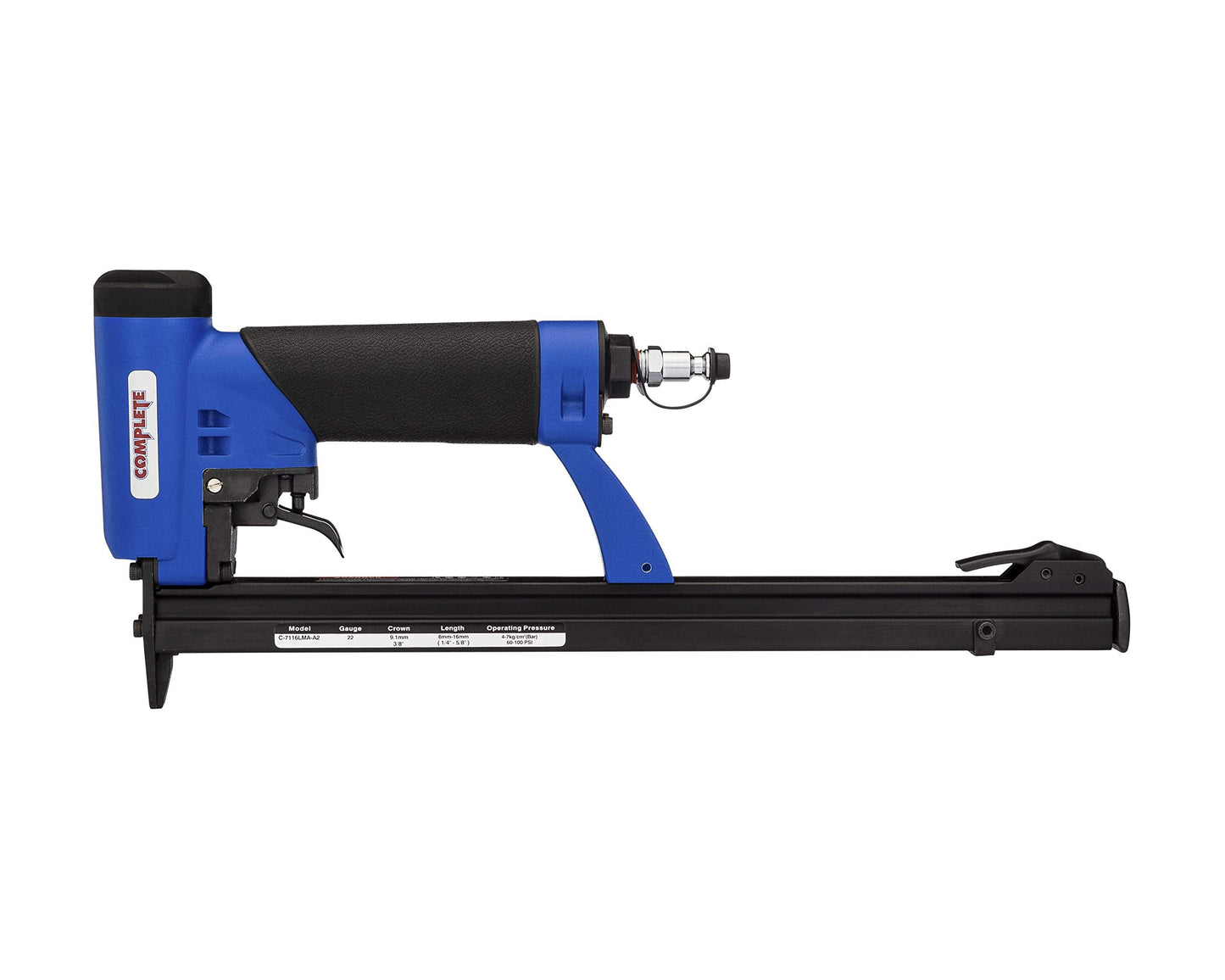 Complete C-7116LMA ProGrade 71 Series Auto-Fire Stapler with Long Magazine for 22 Gauge 3/8" Crown Staples Senco C Type, Accepts 1/4" to 5/8" Staples, Ideal for Upholstery, Furniture Assembly