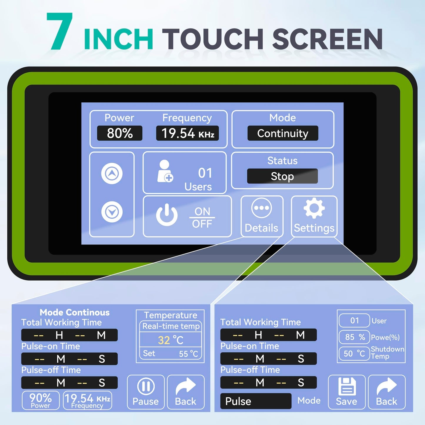 U.S. Solid 3000W Ultrasonic Homogenizer Mixer, 50-4500ml Processing Capacity Professional Lab Sonicator & Cell Disruptor with Touch Screen for Nano Dispersion, Disruption, Extraction & Emulsification