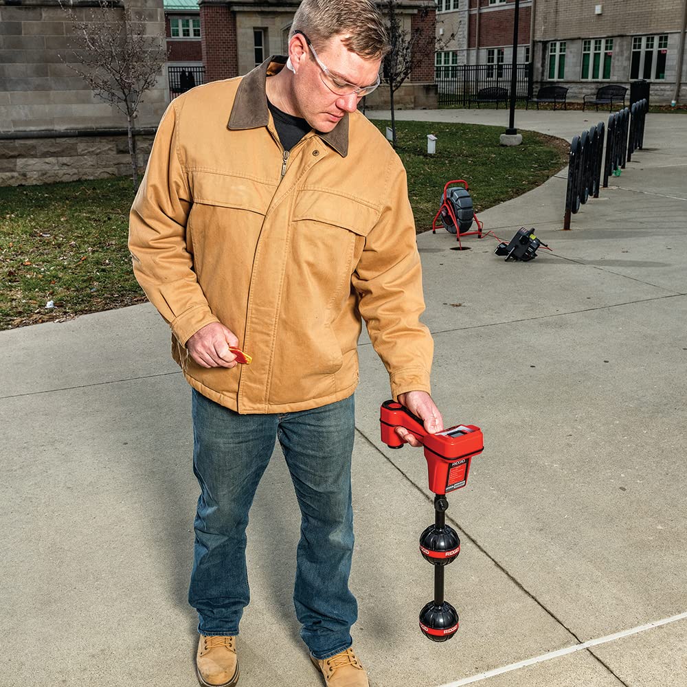 RIDGID 19238 NaviTrack Scout Locator, Underground Pipe Locator and Underground Cable Location Device Small