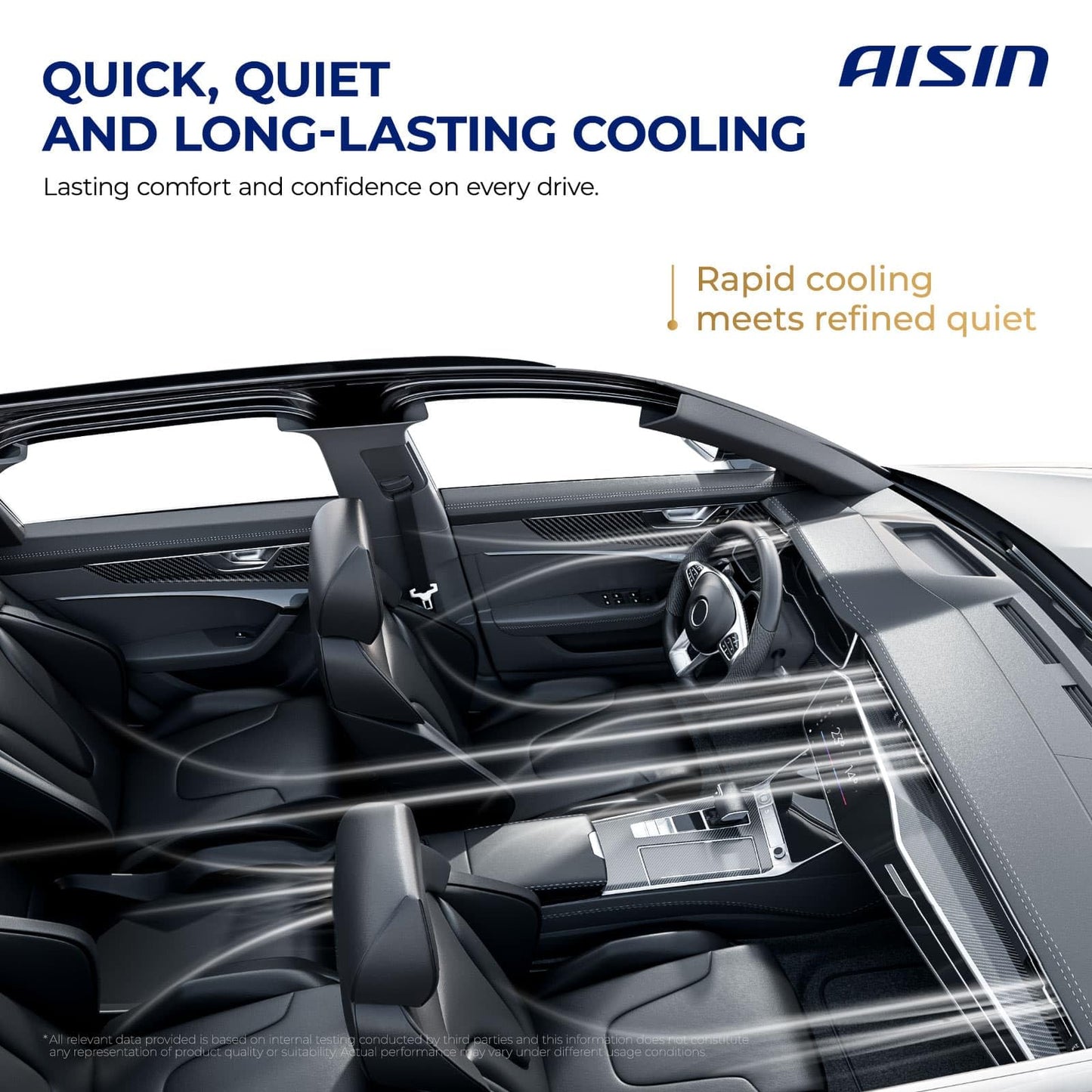 AISIN AFTERMARKET ACCT-00828 Air Conditioner AC Compressor - Compatible with Toyota Echo 2000-2005 - with 4-Pulley Groove, with Clutch