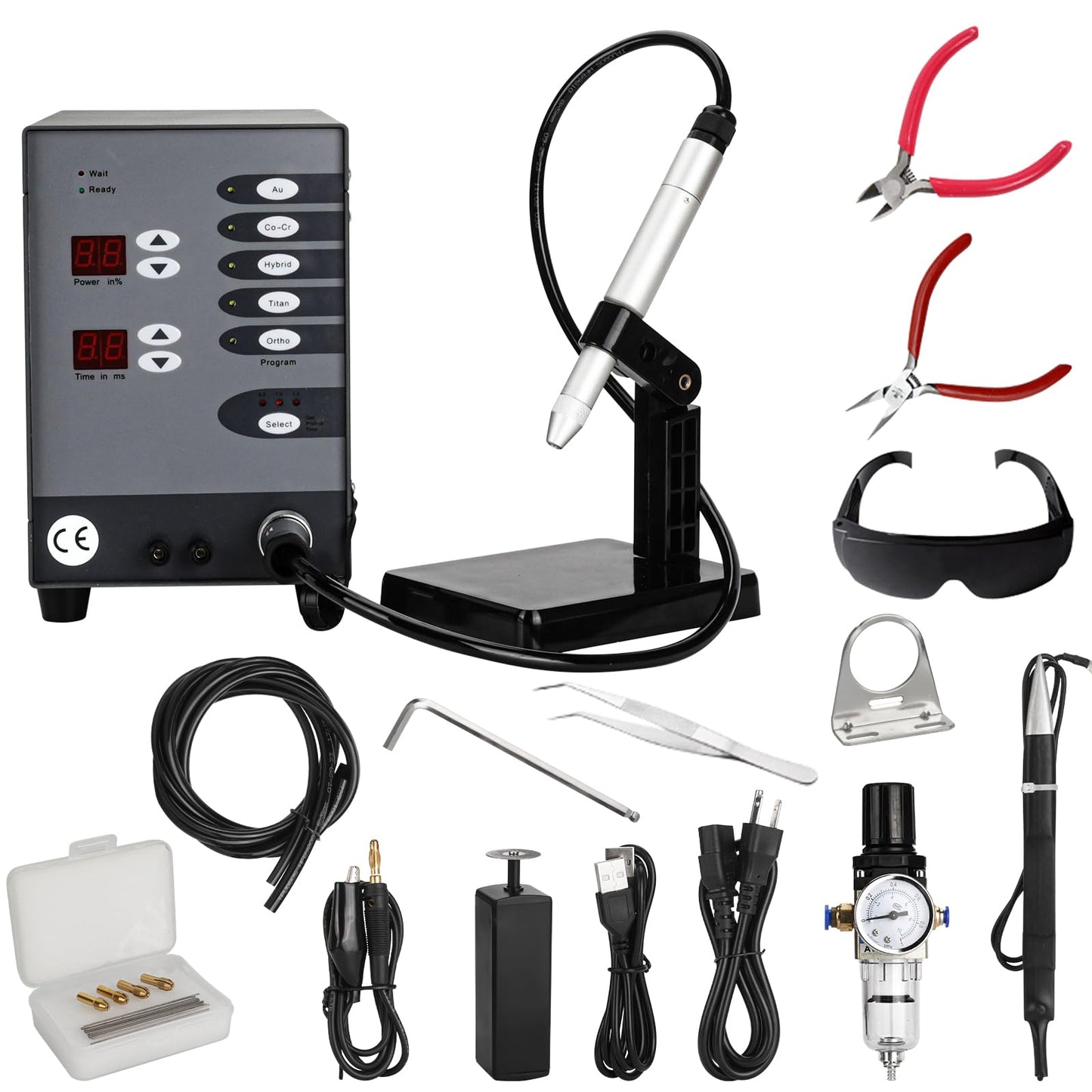 Healthible Welder for Permanent Jewelry - 100a Permanent Jewelry Welder,110v Welding Machine Jewelry,Pulse Arc Welder Permanent Jewelry