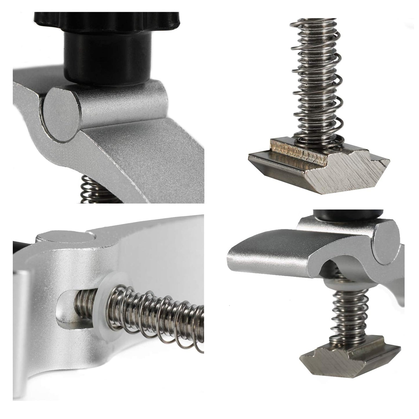 Genmitsu 3018-PROVer V2 CNC Milling Machine, Desktop CNC for Beginner + 2PCS T-Track Mini Hold Down Clamp Kit