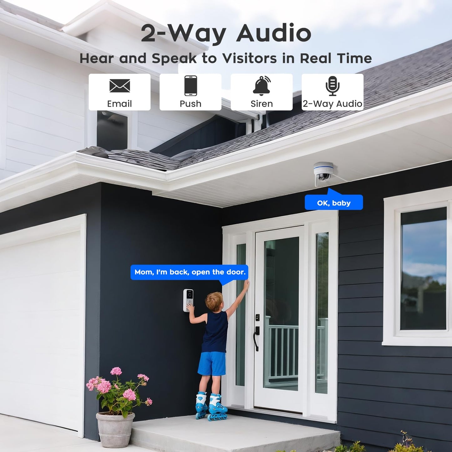 xmartO 4K 8MP Heavy-Duty WiFi 6 Security Camera System Bundle, 10-Channel NVR & 6 Heavy-Duty 8MP Plug-in AI PTZ Wireless Cameras, 2-Way Audio, IP66 Weatherproof, Long Range WiFi6, 0 Monthly Fee
