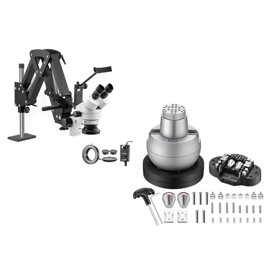 ZQ-1X Jewelry Microscope with 5in Ball Vise