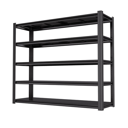 72"H Garage Shelving Heavy Duty Storage Shelves 3500 LBS Adjustable Metal Shelving Uints and Storage for Garage,Warehouse,School,Commercial,Business,62 "W x 24 "D x 72 "H (5T 72*62*24)