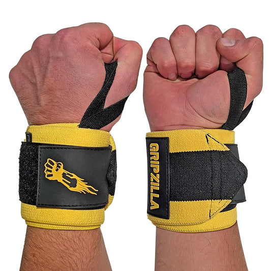 GRIPZILLA Wrist Wraps for Weightlifting Men/Women