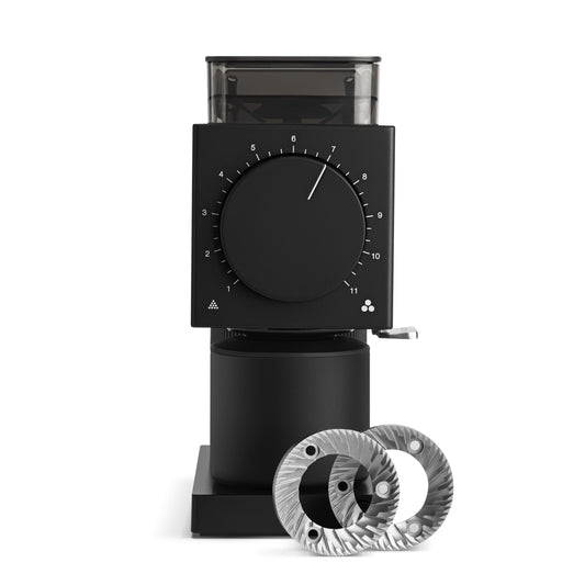 Fellow Ode Gen 2 64mm Flat Burr Coffee Grinder, Single Dose, 31 Grind Settings, Electric, Stainless Steel, Quiet & Anti-Static for Pour Over, French Press & Cold Brew – Matte Black
