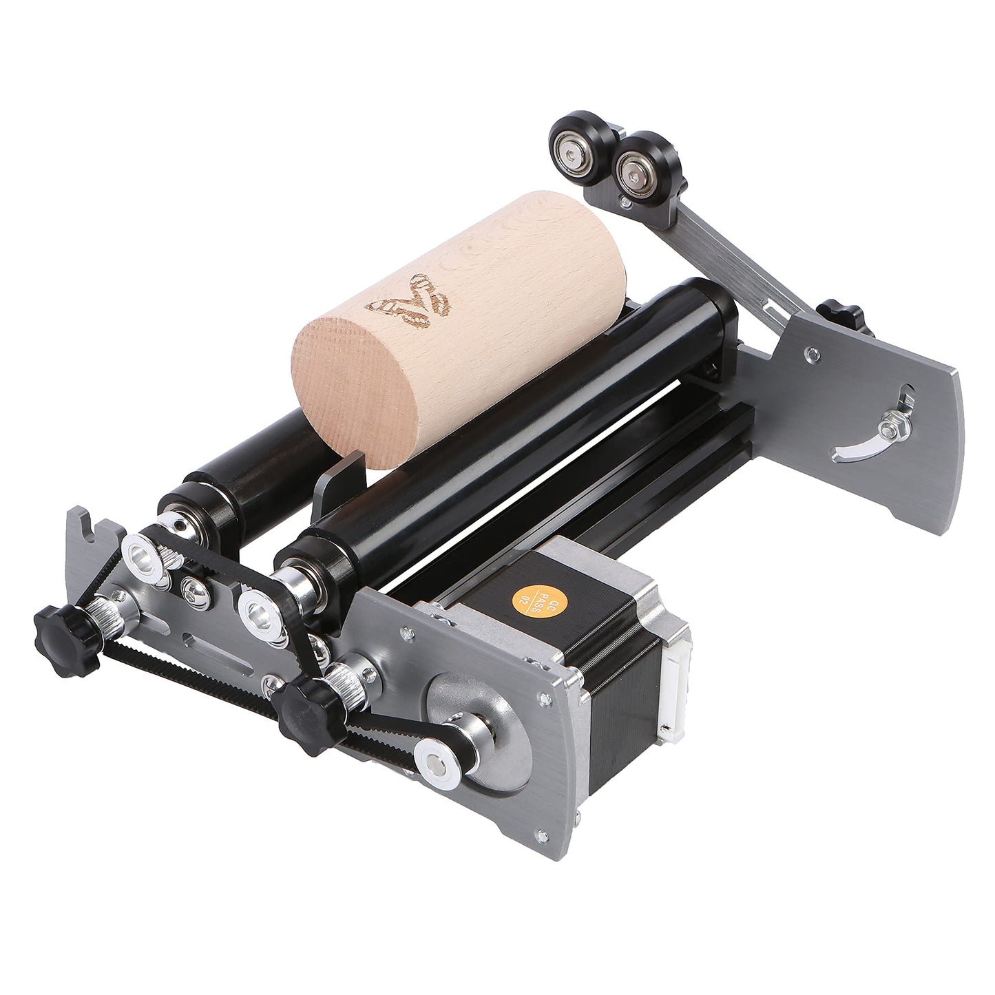 FoxAlien R57 Y-axis Rotary Roller Engraving Module for Cylindrical Objects Curved Surface for FoxAlien 4040-XE CNC Router Engraving Machine