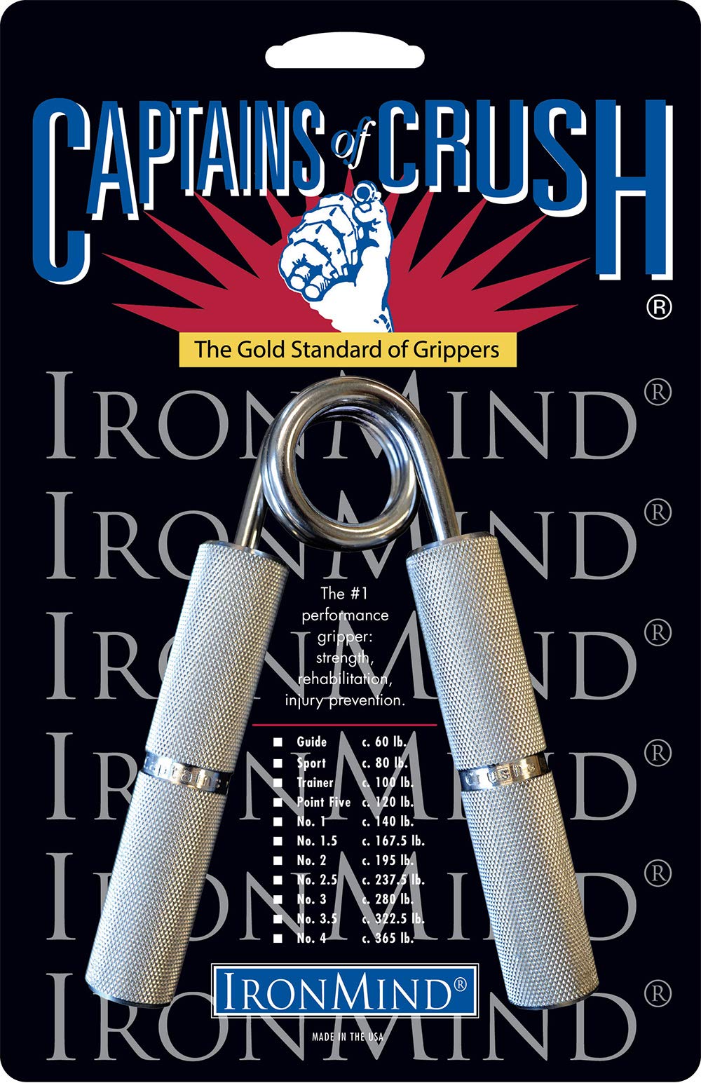 Captains of Crush Hand Gripper Trainer - (100 lb.)