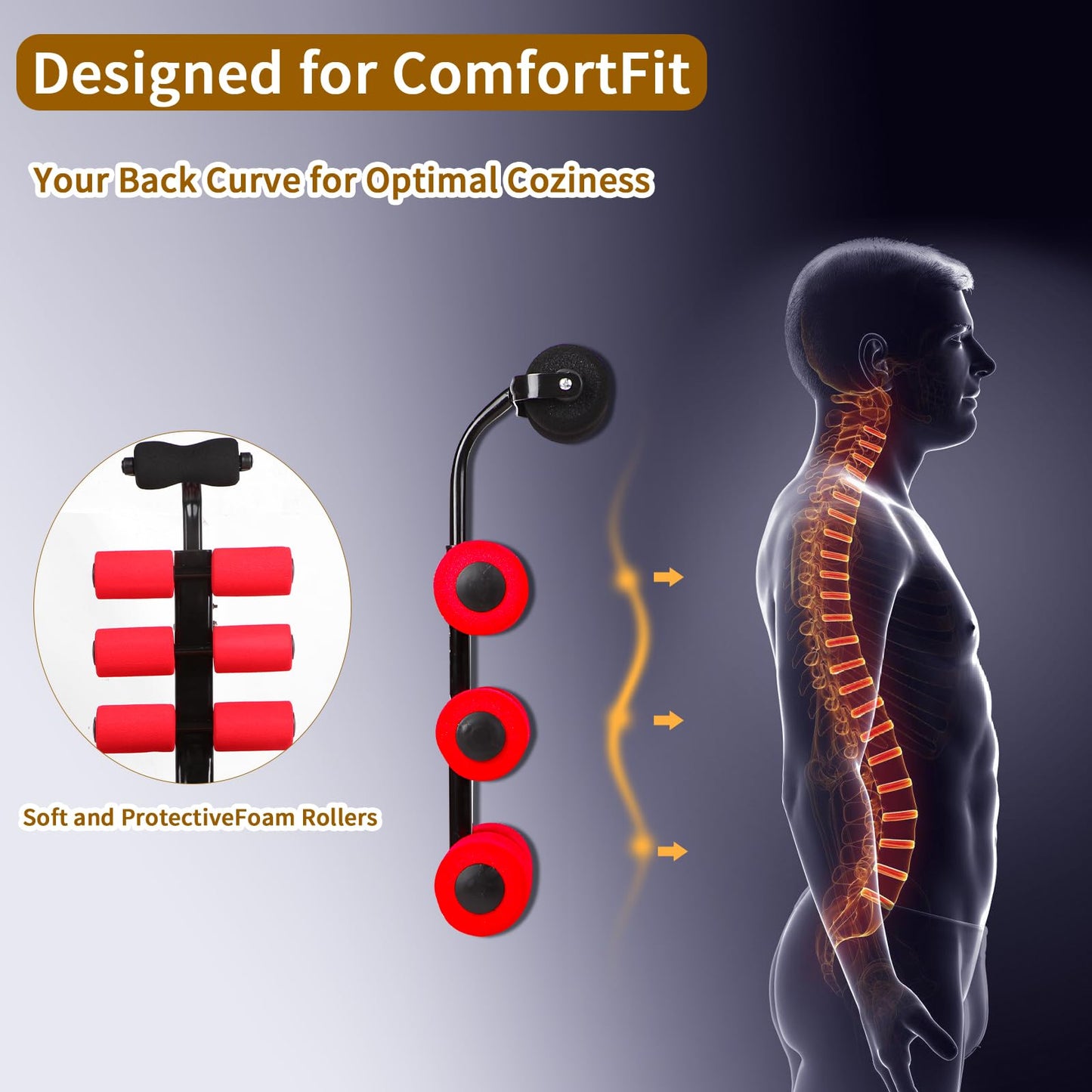 Ab Machine, Sit Up Machine Exercise Equipment, Ab Portable Machine for Stomach Workout