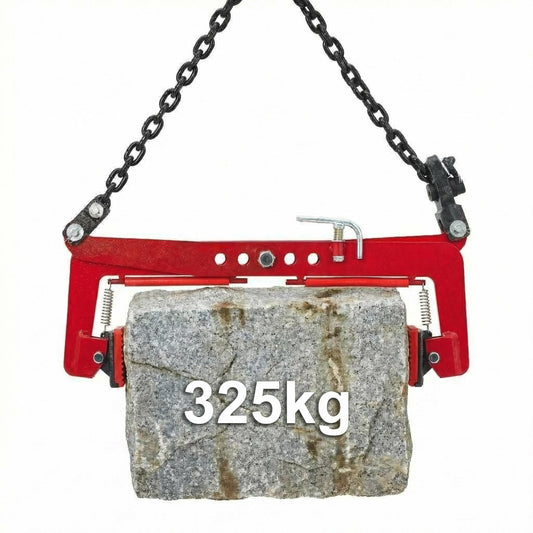 Stone Lifting Clamp 716LBS,Heavy Duty Granite Slab Lifter,30-51cm Adjustable Opening, Non-Slip Vertical Stone Clamp for Concrete Block Marble Slab Lifting Transportin
