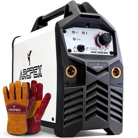 Stick welder and welding gloves