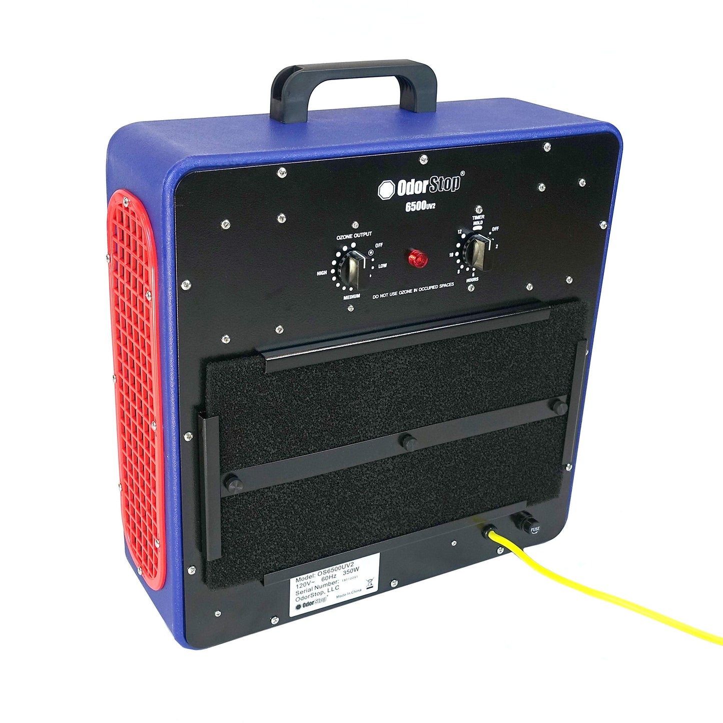 OdorStop OS6500UV2 Professional Grade Ozone Generator/UV Air Purifier for Areas of 6500 Square Feet+, For Deodorizing and Purifying Extra-Large Occupied Spaces Such as Nursing Homes