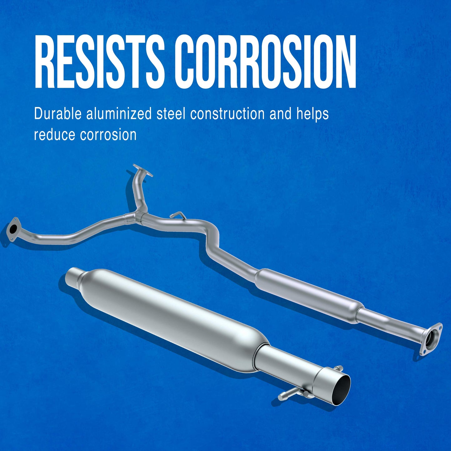 Walker 56281 Direct Fit Exhaust Resonator and Pipe Assembly for Kia Sorento