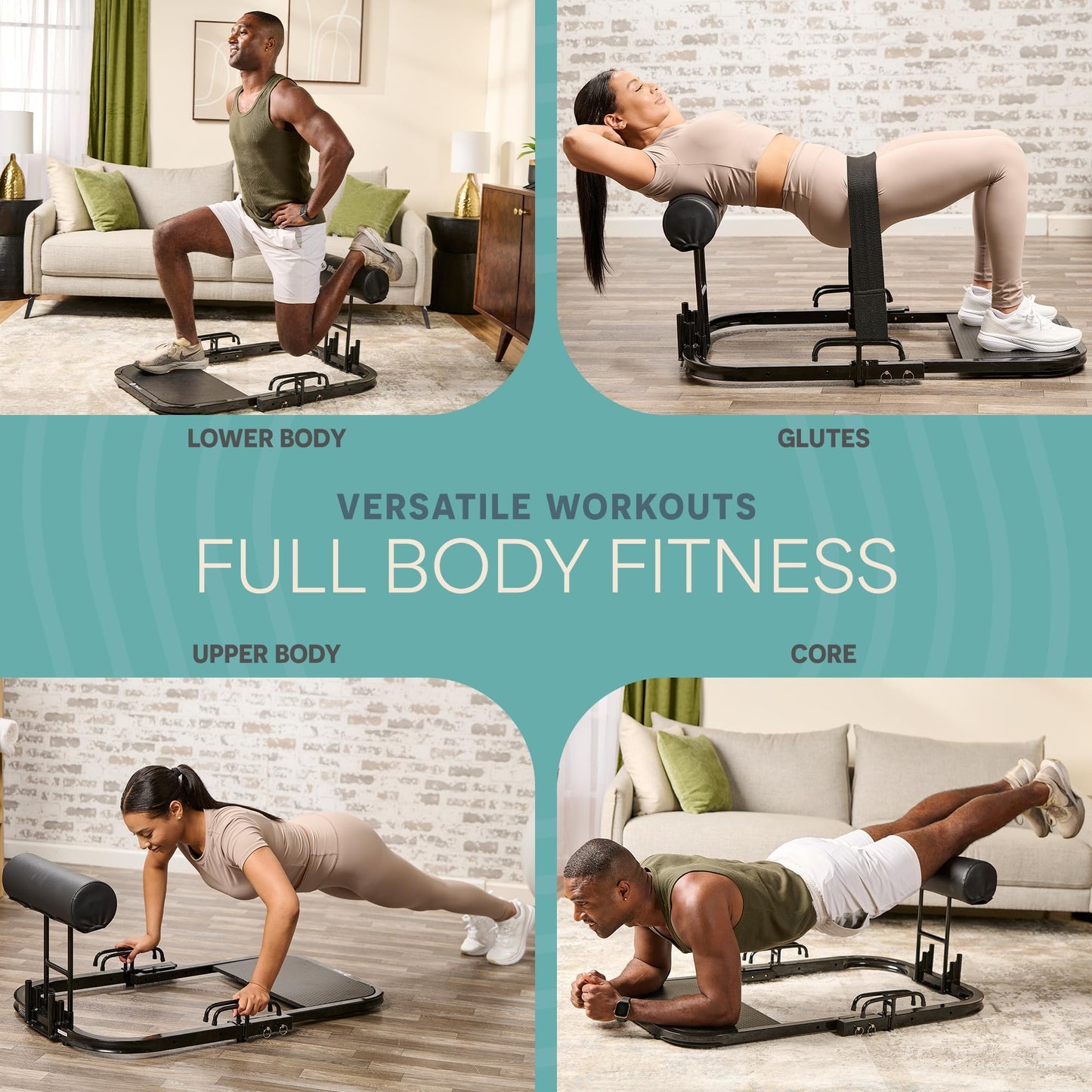 Lifepro Hip Thrust Machine – Adjustable Glutes Workout Equipment for Home – GluteBlast Foldable Booty Builder, Sissy Squat Machine, Thrust Glute Bench, Home Gym Glute Workout