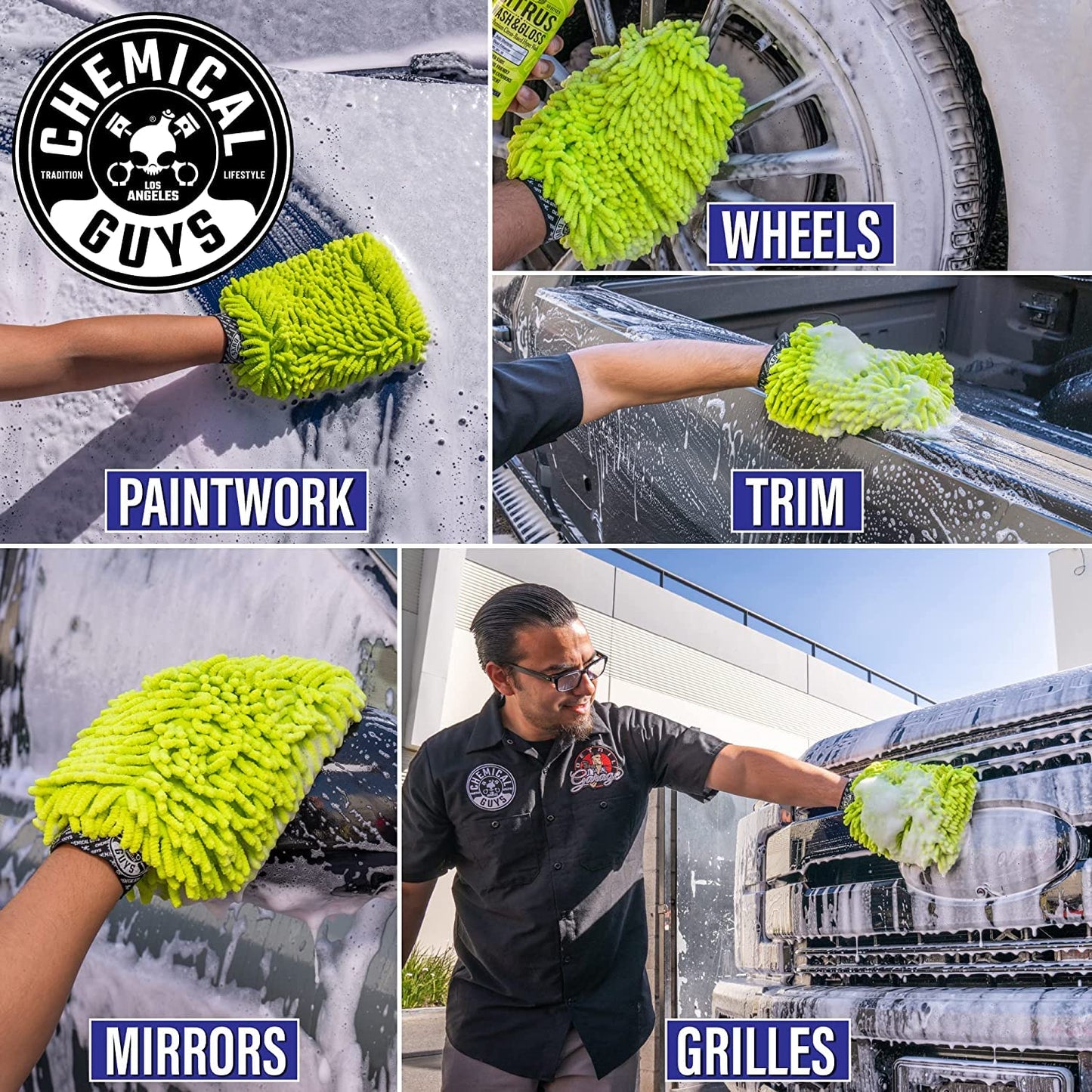 Chemical Guys HOL362 16-Piece Arsenal Builder Ceramic Car Wash & Protection Kit with Foam Gun, Bucket and (6) 16 oz Car Care Cleaning Chemicals (Works w/Garden Hose)