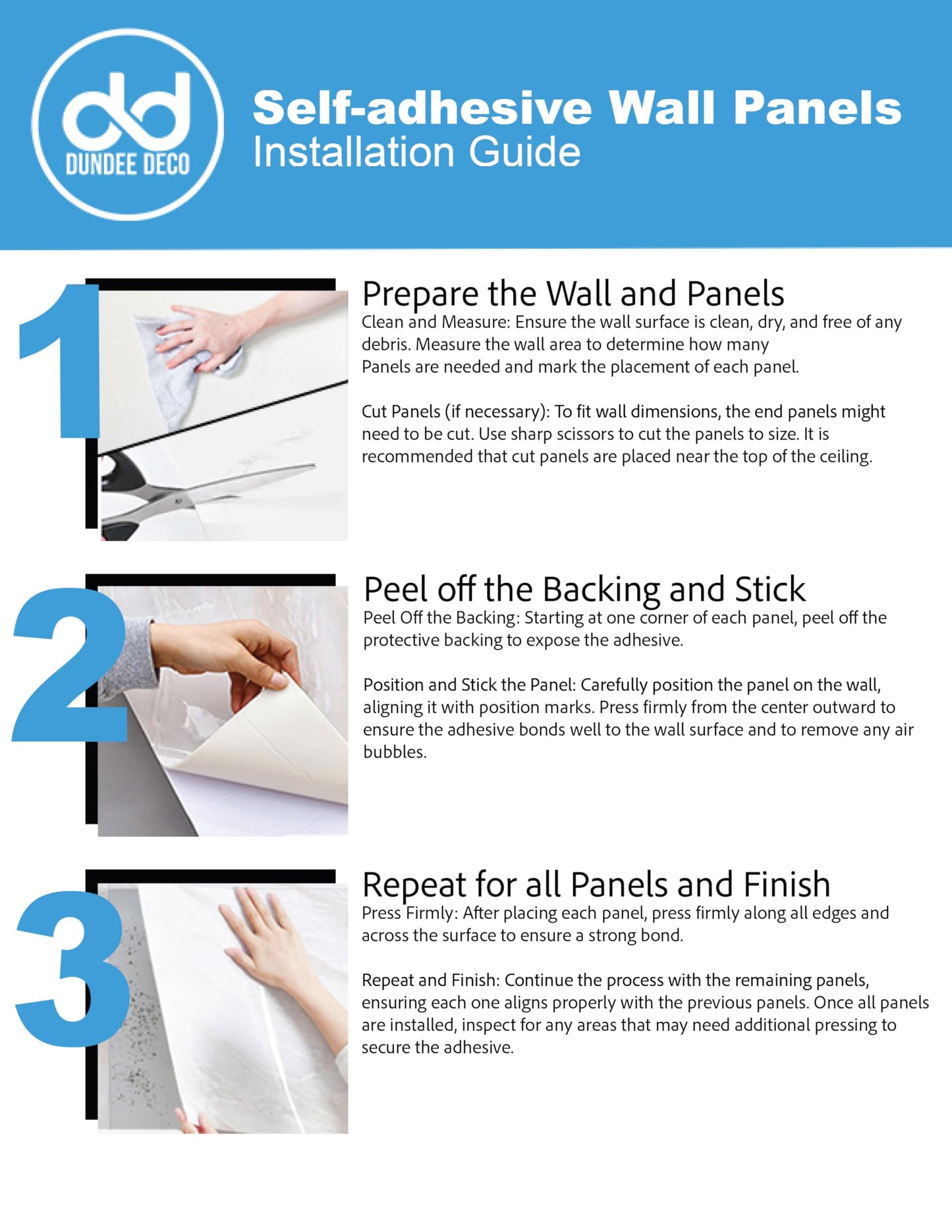 Dundee Deco 3D Peel and Stick Wall Panels - Soft-Touch Matte Finish, 1.6 ft X 3.4 ft, Thick Self-Adhesive Panels for Home & Commercial Interiors - Alpaca Grey - Set of 10, Covers 55 sq ft