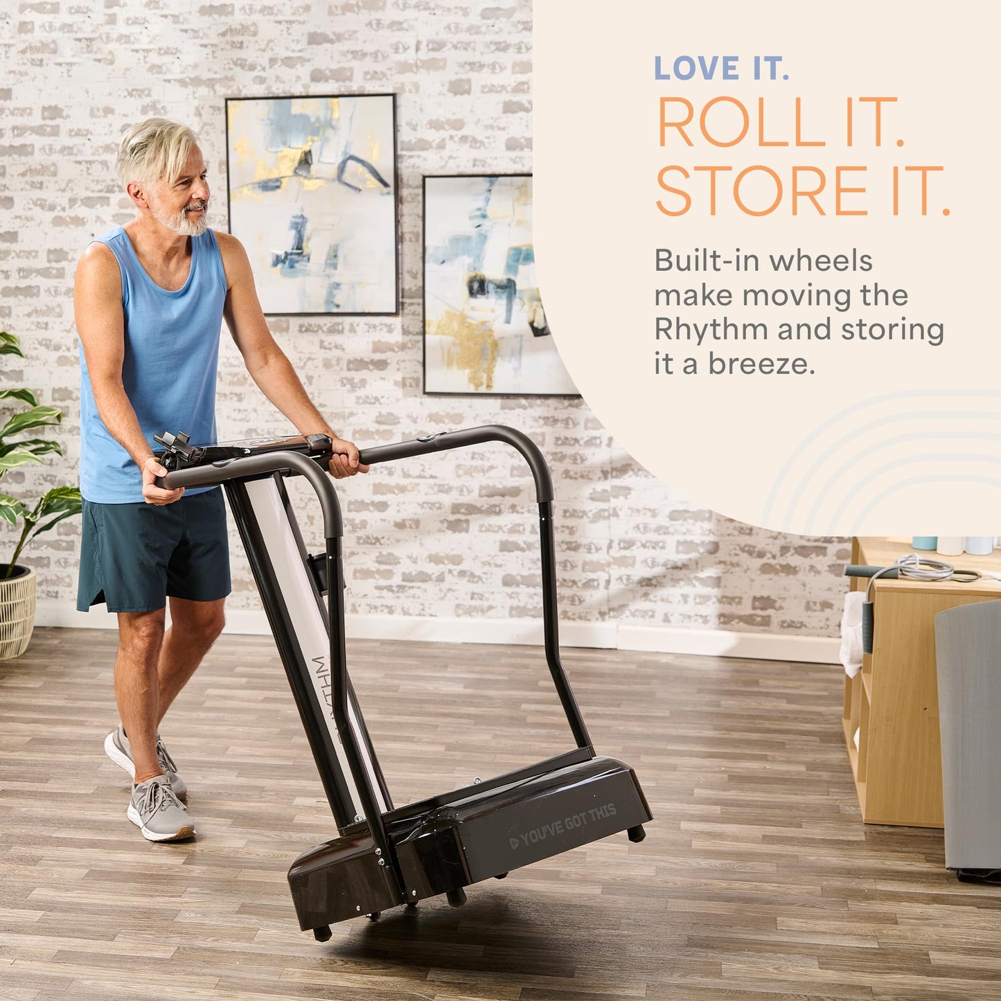 Lifepro Rhythm Vibration Plate Exercise Machine — Whole Body Vibration Platform Machine for Lymphatic Drainage with Handles, 99 Speeds & Heart Rate Monitor — Standing Vibrating Platform for Home Gym