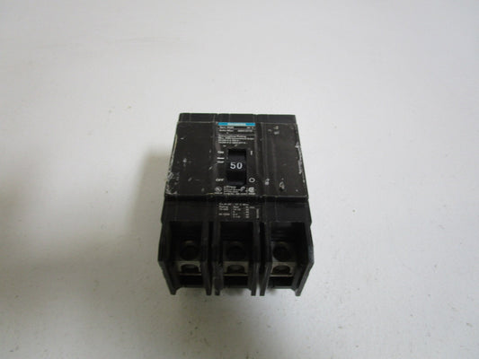 SIEMENS BQD350 50-Amp Three Pole 480Y/277V AC 14KAIC Bolt in Breaker, COLOR