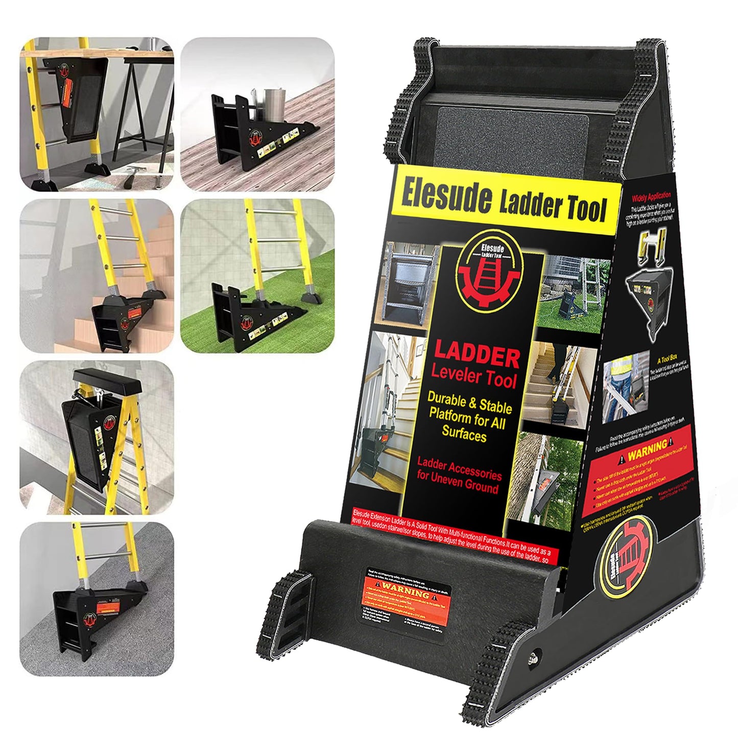 Ladder Leveler,Roof Leveler Tool, Ladder Stabilizer,Roof Leveling Tool,Stable Platform for Uneven Surface