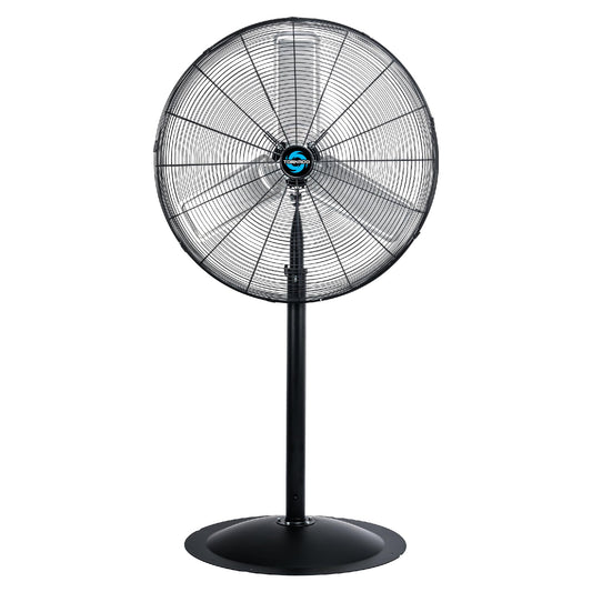 Tornado 8850 CFM 30 Inch Pedestal Fan Non-Oscillating High Velocity Fan Stationary, 3 Speed 10 FT Cord Metal, Commercial, Industrial Use, UL Safety Listed