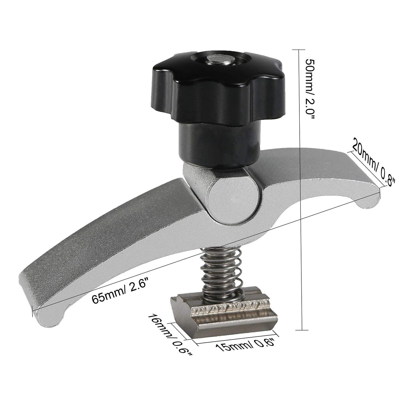 Genmitsu 3018-PROVer V2 CNC Milling Machine, Desktop CNC for Beginner + 2PCS T-Track Mini Hold Down Clamp Kit