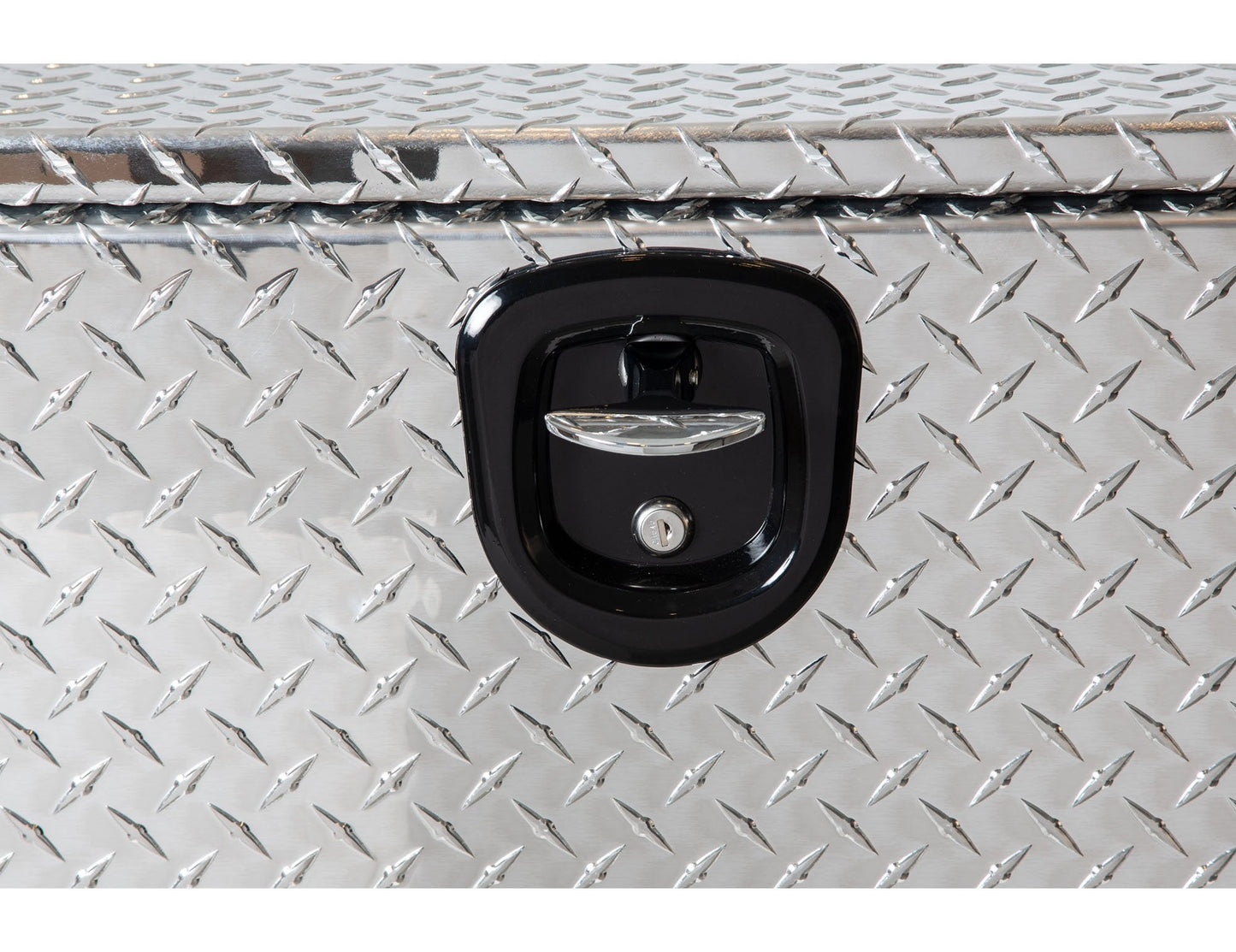 Buyers Products 1705118 Diamond Tread Aluminum Underbody Truck Tool Box, 20 x 20 x 36, Made in USA, .100 in. Thick, Corrosion Resistant, Locking Compression Latch, Secure Storage for Work Trucks