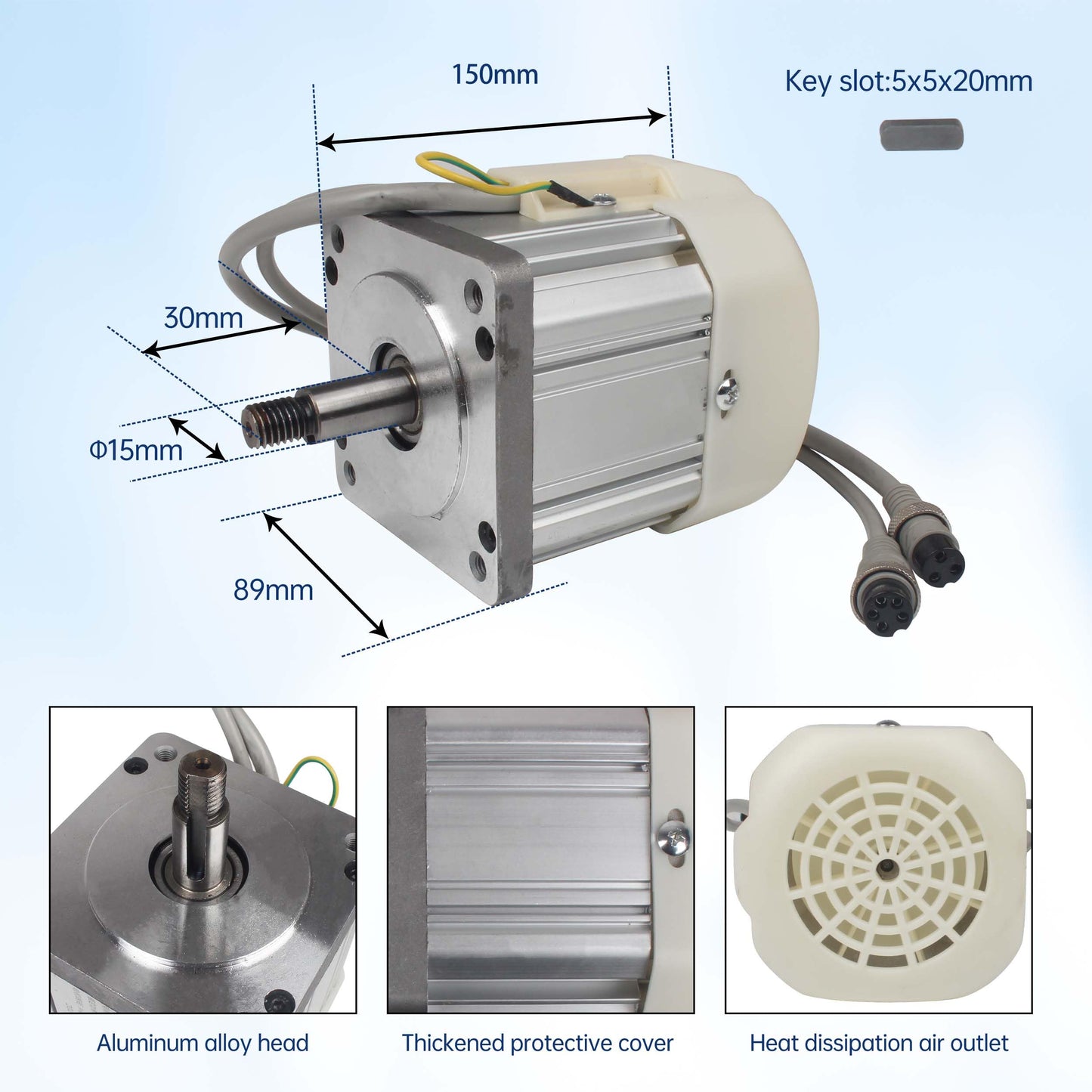 RATTMMOTOR 1500W 1.5KW Permanent Magnet DC Brushless Servo Motor 200-5000RPM 5.02N.m+Servo Motor Speed Controller for Woodworking Machine/Lathe/Drilling and Tapping Machine/Reducer/Belt Sander (110V)