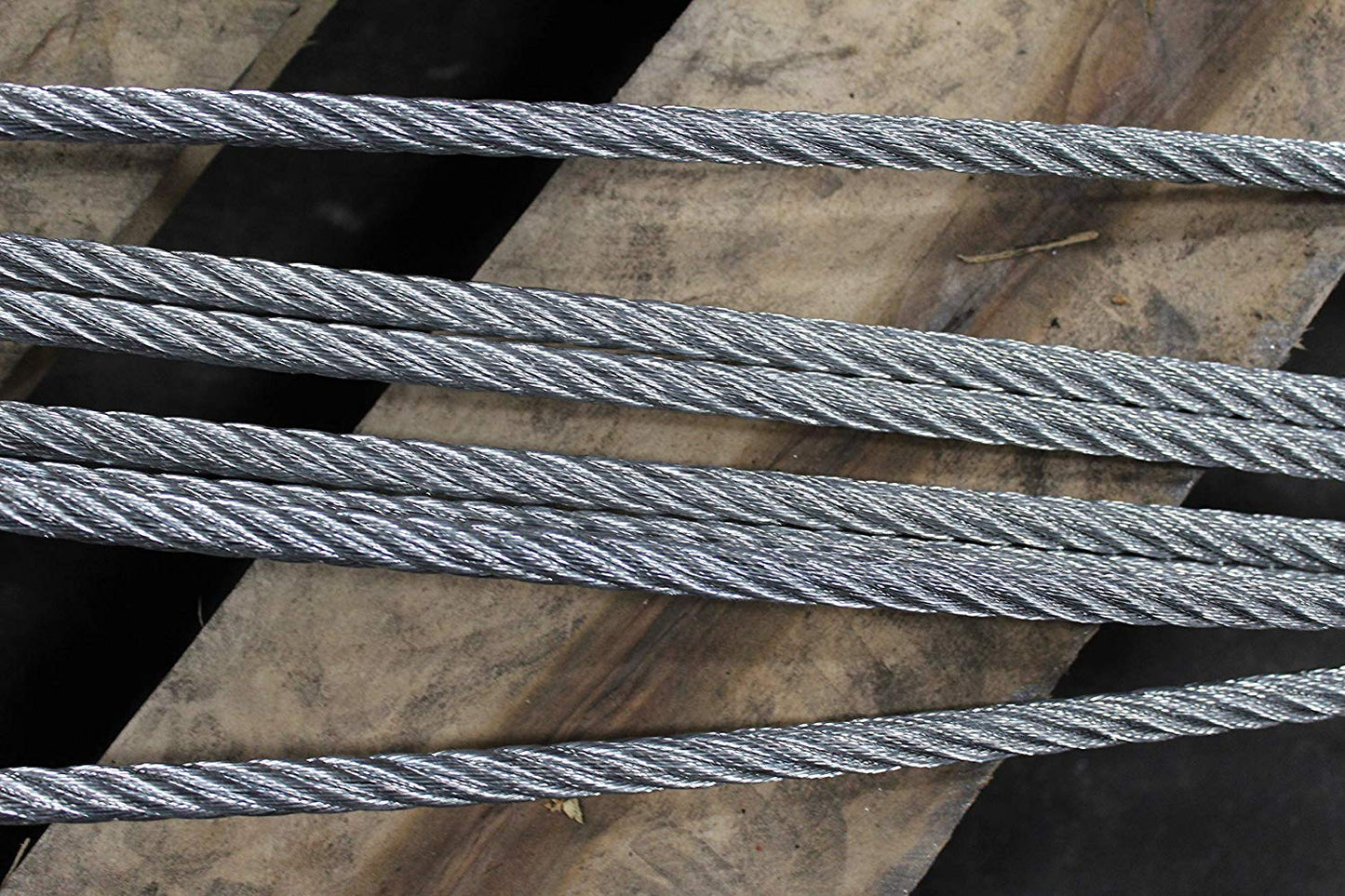 Two Leg Wire Rope Sling | 2.5 Ton Vertical Rated | Eye Hooks with Safety Latches | 3/8" Dia. | 3' Length | EIPS 6x25 IWRC | Hanes Supply (HSI) Heavy Duty Rigging Cable for Lifting and Towing