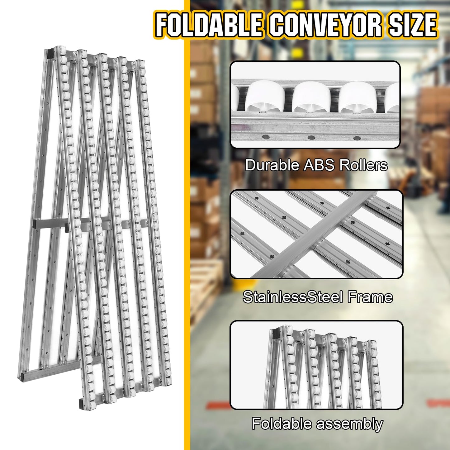 Unloading Artifact Pulley Handling Fluent Strip Slide Gravity Conveyor for Warehouse Dock Factory