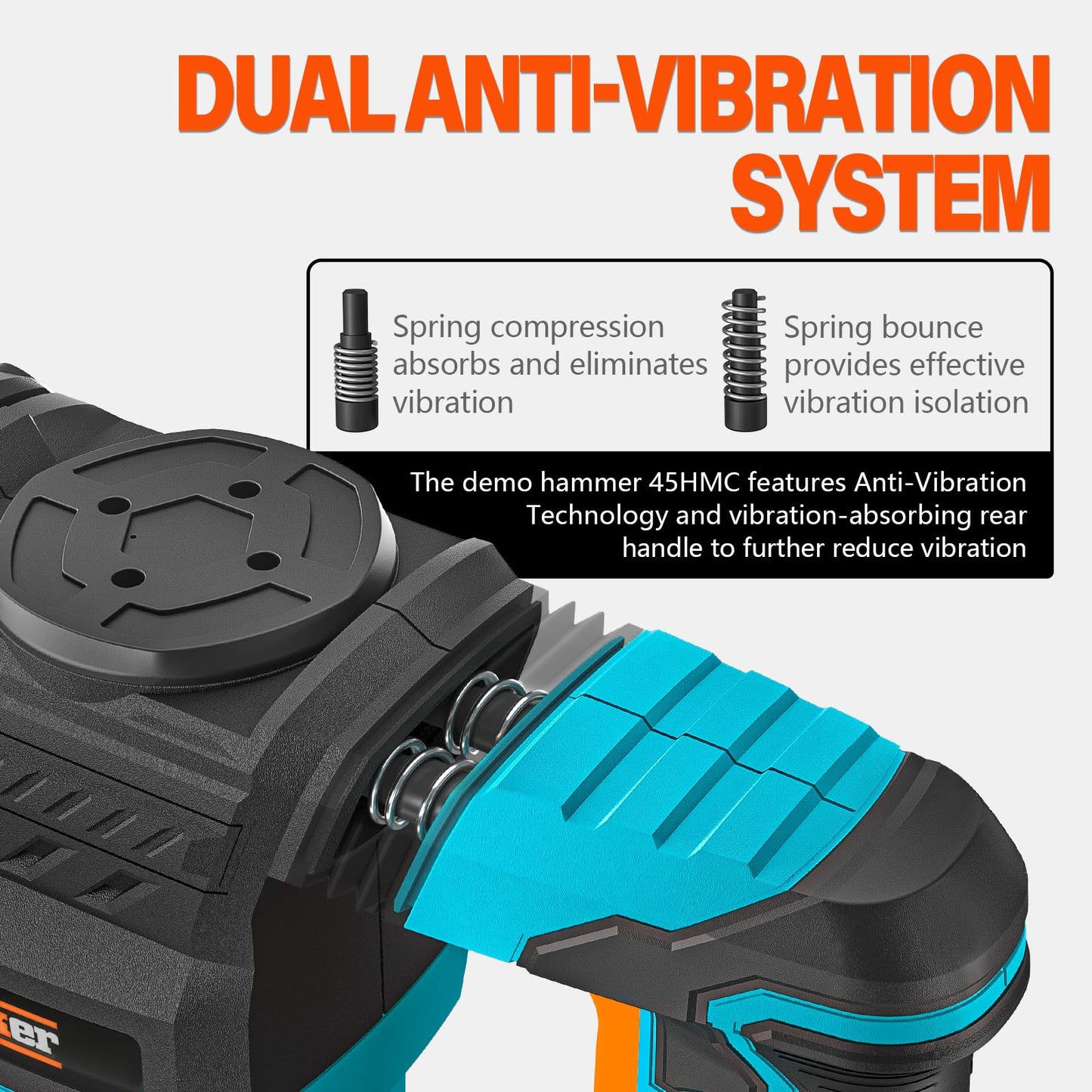 Berserker 12-Pound SDS-Max Demolition Jack Hammer with 6 x 15 In. SDS Max Wide Scaling Chisel