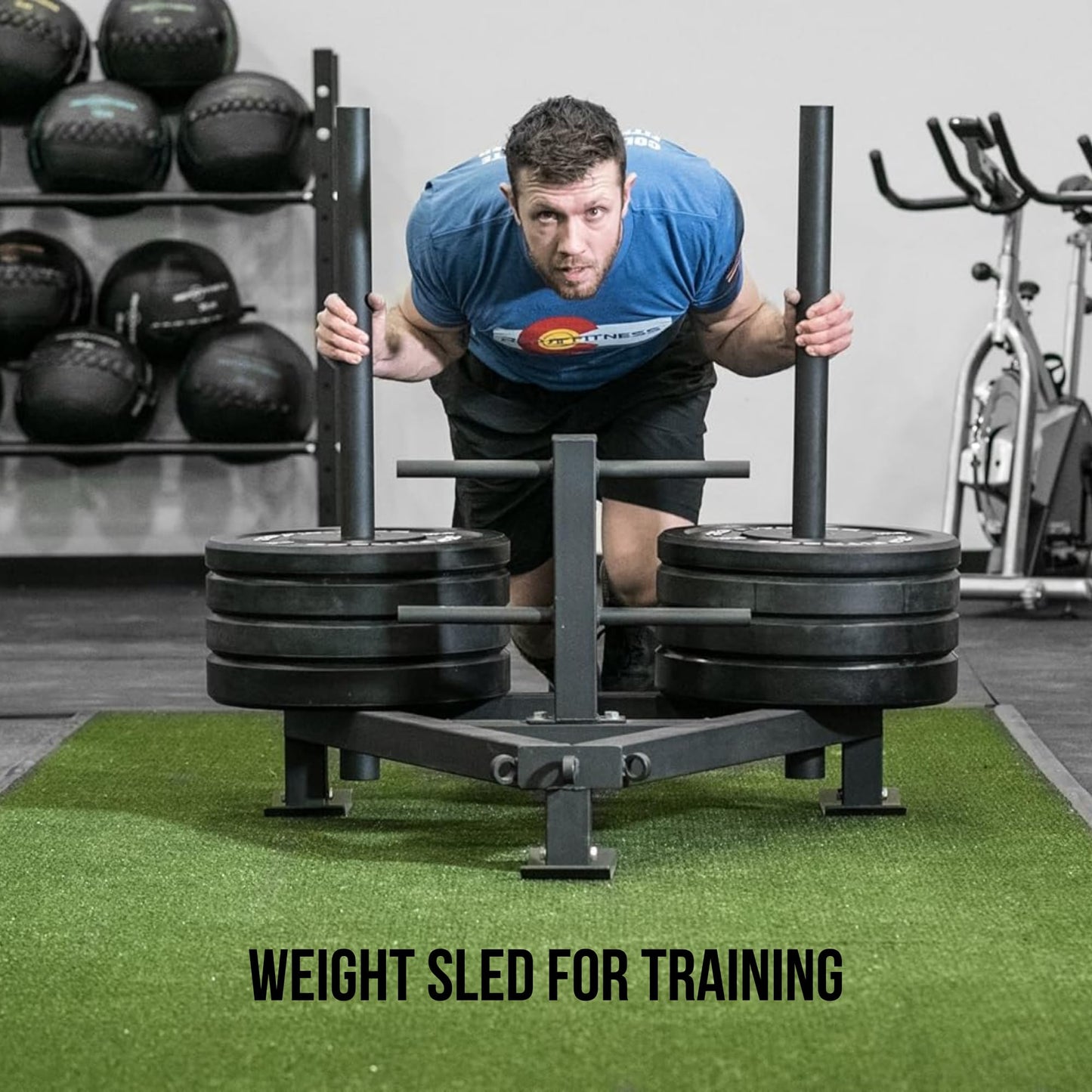 Rep Power Sled - Push Sled for Conditioning and Football Workouts