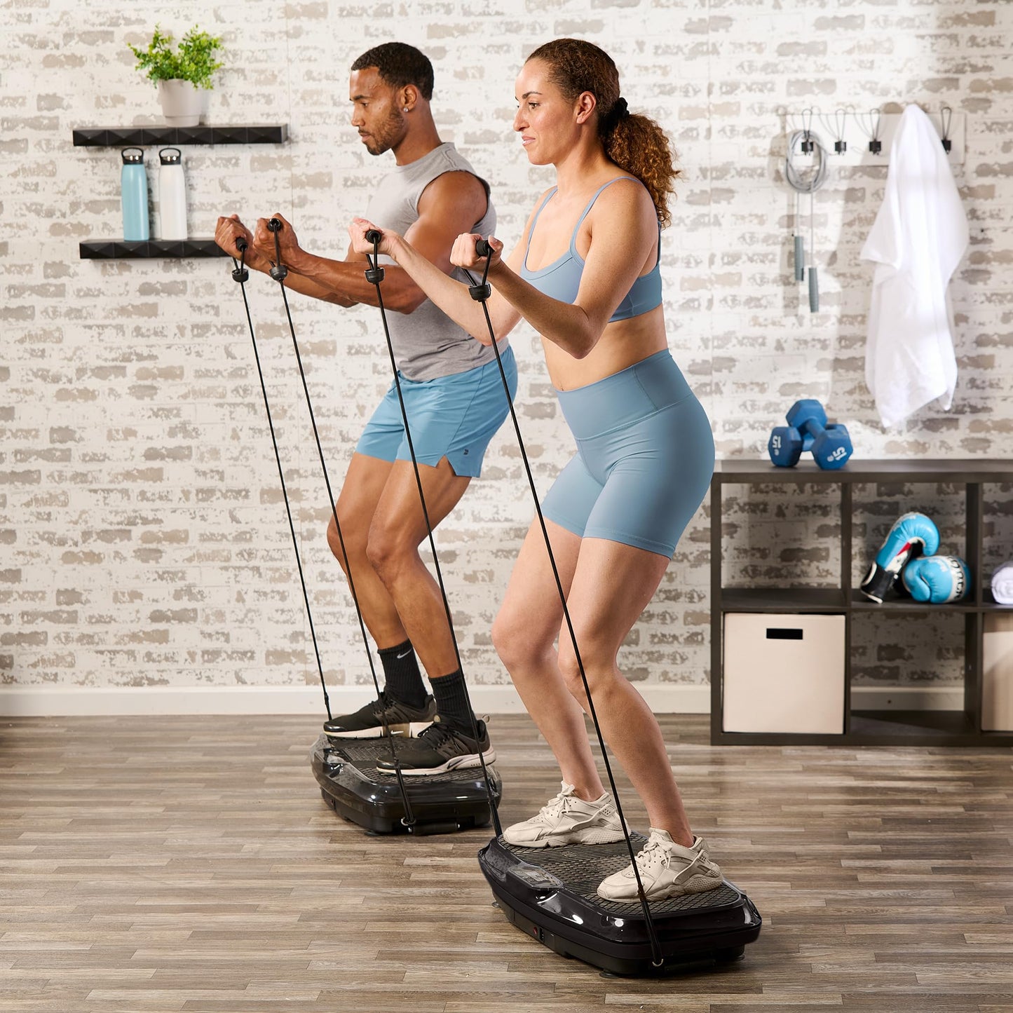 LifePro Turbo 3D Vibration Plate Exercise Machine - Dual Motor Oscillation, Pulsation + 3D Motion Vibration Platform | Full Whole Body Vibration Machine for Home Fitness & Weight Loss. (Black)