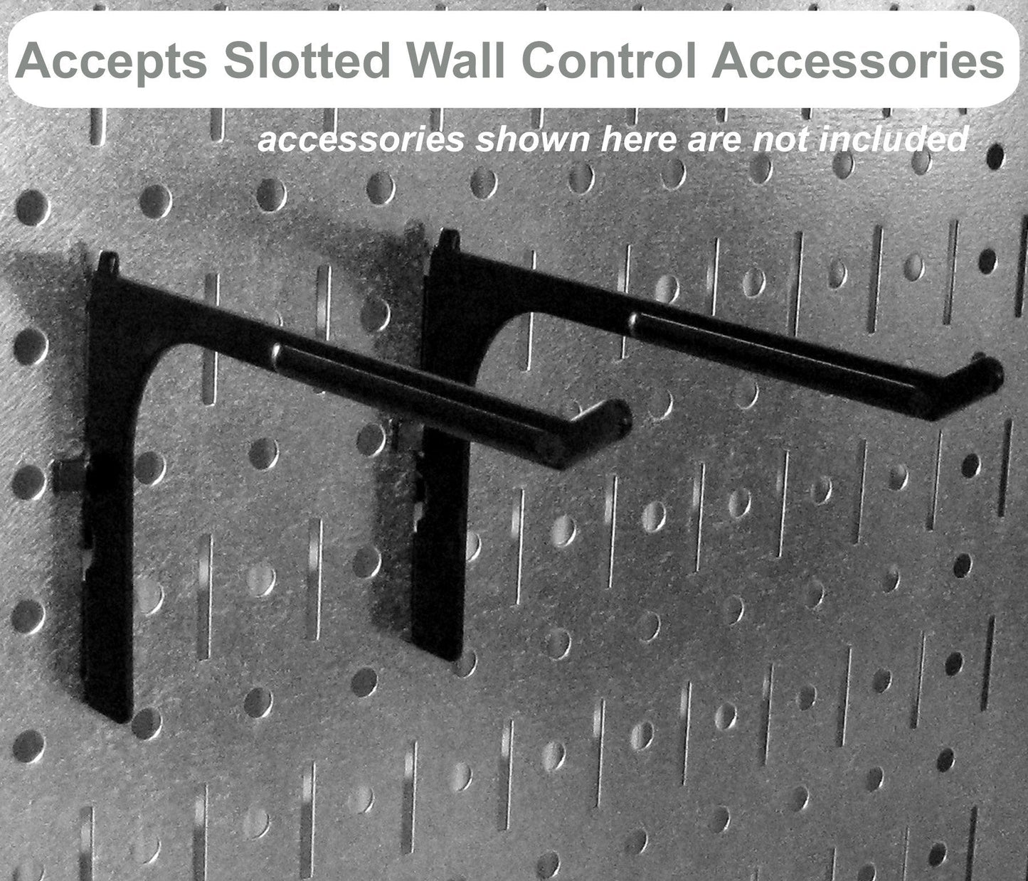 Wall Control 30-WRK-800GB Master Workbench Metal Pegboard Tool Organizer,Gray/Black