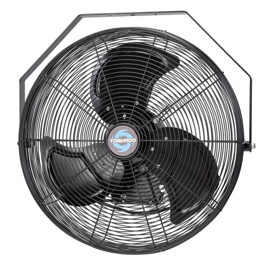 Tornado 20 Inch Outdoor Rated IPX4 Water-Resistant High Velocity Fan Industrial Workstation Wall Mount Fan For Commercial, Industrial, Residential, Greenhouse Use 3 Speed 4750 CFM UL Safety Listed
